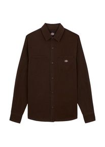 Dickies Duck Canvas L/S Shirt Hemd Herren (Gr S |braun)