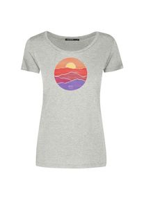 Greenbomb Nature Levels Loves T-Shirts Damen (Gr XS |grau)