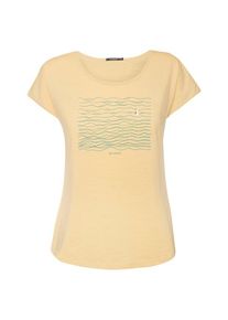 Greenbomb Animal Seagull Waves Cool T-Shirts Damen (Gr L |beige)