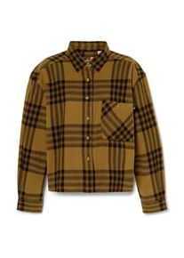Hemd Timberland Midweight Flannel Pocket Shirt Damen (Gr XL |braun)