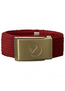 Fjällräven Gürtel Fjällräven Canvas Belt Kinder (Gr 75 x 3 cm |rot/oliv)