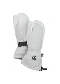 Hestra Heli Ski 3 Finger Handschuhe Damen Skitouren (Gr 7 |grau |wasserdicht)