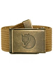Fjällräven Fjällräven Canvas Brass Belt 4 cm Gürtel Reisen (Gr 120 x 4 cm |oliv)