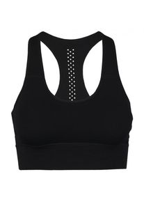 Mons Royale Stratos Merino Shift Sports Bra Sport-BH Damen (Gr XS |schwarz)