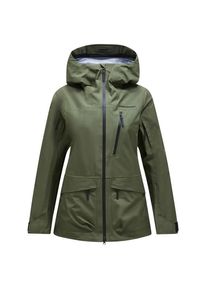 Skijacke Peak Performance Vertical GORE-TEX 3L Jacket Damen (Gr XL |oliv |wasserdicht)