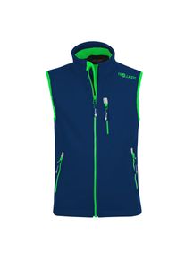 Trollkids Kinder Softshellweste "KIDS TROLLFJORD VEST"navy, light grün, sportlich, Gr. 164, Obermaterial: 94% Polyester, 6% Elasthan, Westen