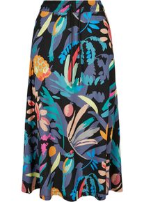 Urban Classics Damen Jerseyrock "Urban Classics Damen Ladies Viscose Midi Skirt", schwarz, Gr. 5XL, 100% Viskose, Röcke