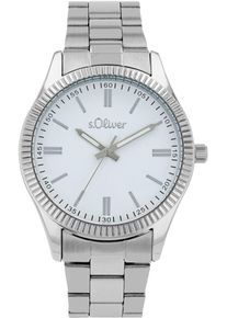 s.Oliver Damen Quarzuhr, silber, Armbanduhren, Armbanduhr, Damenuhr, Herrenuhr, Edelstahlarmband