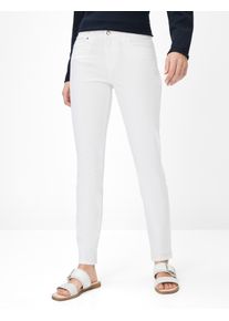 Brax Damen 5-Pocket-Hose "Style SHAKIRA", weiß, Gr. 48, 71% Baumwolle, 20% Lyocell, 9% Elasthan, Hosen