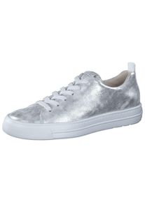 Paul Green Damen Sneaker "Paul Green Sneaker Leder", Gr. 38,5, grau, Leder, casual, Schuhe
