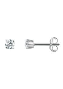 ONE ELEMENT Damen Paar Ohrhänger "0.40 ct Diamant Brillant Ohrringe Ohrstecker aus 585 Weißgold", Damen, 0,4 ct, Weißgold 585-Gold-Diamanten, silber,