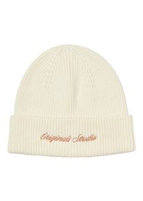 Jack & Jones JACK & JONES Damen Beanie "JACNORREBRO REGULAR BEANIE NOOS", weiß, modisch, unifarben, Strick, Baumwollmischung, Mützen