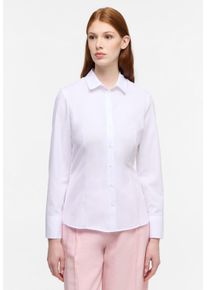 Eterna Damen Hemdbluse "FITTED", weiß, klassisch, Gr. 34, 100% Baumwolle, Blusen, NON IRON (bügelfrei)