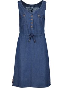 alife and kickin ALIFE & KICKIN Damen Sommerkleid "Damen DorisAK DNM", blau, Gr. XS, 98% Baumwolle 2% Elasthan, Kleider
