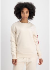 Herren Sweater "Alpha Industries Men - Sweatshirts Unisex EMB Sweater", weiß, Gr. XS, Alpha Industries, Obermaterial: 80% Baumwolle, 20% Polyester,