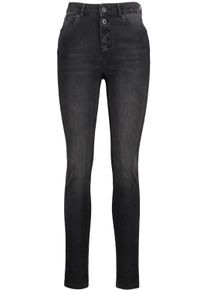 alife and kickin ALIFE & KICKIN Damen Mom-Jeans "Damen LeonoraAK DNM Q", schwarz, Gr. S, 83% Baumwolle 16% Polyester 1% Elasthan, Jeans