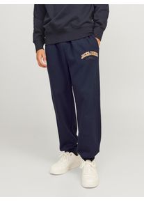 Jack & Jones JACK & JONES Herren Sweathose "JPSTKANE JJCALEB SWEAT PANTS AMT", blau, modisch, Gr. S, unifarben, angeraute Sweatware, Obermaterial: 70% Baumwolle,