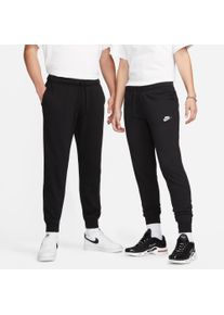 Nike Sportswear Damen Jogginghose "CLUB FLEECE WOMEN'S MID-RISE JOGGERS", schwarz-weiß, sportlich, Gr. XS, Obermaterial: 80% Baumwolle, 20%
