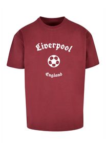 Merchcode Herren T-Shirt "Merchcode Herren Liverpool X Heavy Oversize Tee-BY102", rot, casual, Gr. M, bedruckt, 100% Baumwolle, Shirts