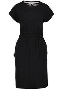 alife and kickin ALIFE & KICKIN Damen Blusenkleid "Damen ShallyAK", schwarz, Gr. XS, 60% Baumwolle 40% Polyester, Kleider