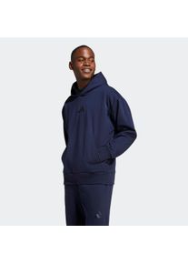 Herren Kapuzensweatshirt "M A SZN FL HD", blau, sportlich, Gr. 4XL, adidas Sportswear, Obermaterial: 70% Baumwolle, 30% Polyester, Sweatshirts,