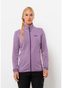 Jack Wolfskin Damen Fleecejacke "KOLBENBERG FZ W", lila, Gr. S, OBERSTOFF: 95% POLYESTER, 5% ELASTHAN; Futter: 100% POLYESTER, Jacken