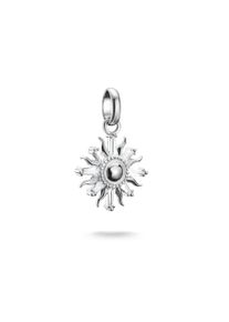 Thomas Sabo Damen Charm Sonne "Charm Sonnenzauber mit Zirkonia - Connect,CC1246-051-14,CC1246-414-14", silber, Silber 925, recycelt, Charms, mit