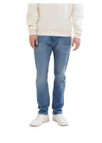 Herren Slim-fit-Jeans "PIERS", blau, casual, Gr. 30, Tom Tailor Denim, unifarben, Denim/Jeans, Obermaterial: 99% Baumwolle, 1% Elasthan, Jeans, im