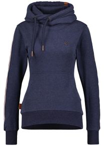 alife and kickin ALIFE & KICKIN Damen Kapuzensweatshirt "Damen SarahAK D", blau, Gr. S, 50% Baumwolle 50% Polyester, Sweatshirts