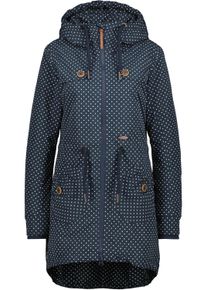 alife and kickin ALIFE & KICKIN Damen Winterjacke "Damen KarlottiAK A", blau, Gr. S, 100% Polyester, Jacken