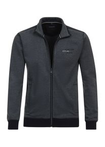 Casamoda Herren Sweatjacke "Casamoda Sweatjacke uni", blau, Gr. L, 100% Baumwolle, Sweatjacken