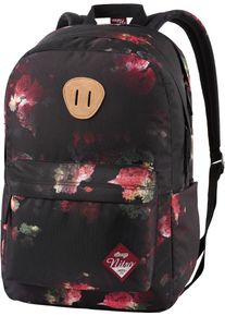 Nitro Freizeitrucksack "Urban Plus", schwarz, Polyester, Polyethylen, Nylon, Rucksäcke, Daypack, Streetpack im Retro-Look, Alltagsrucksack,