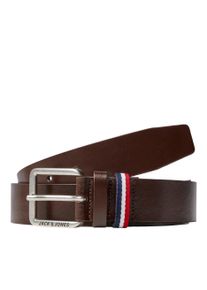 Jack & Jones JACK & JONES Damen Ledergürtel "JACESPO BELT NOOS", braun, modisch, Gr. 80, unifarben, Leder, Gürtel