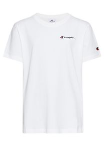 Champion Kinder T-Shirt, weiß, sportlich, Gr. L, Obermaterial: 100% Baumwolle, Shirts, für Kinder