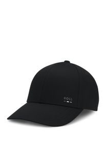 BOSS Damen Baseball Cap "Zed-BOSS-Stripe", schwarz, casual, unifarben, Web, Baumwolle, Caps, mit BOSS Stickerei