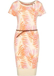 alife and kickin ALIFE & KICKIN Damen Sommerkleid "Damen ColetteAK B"chalk melange, Gr. S, 65% Baumwolle 35% Polyester, Kleider