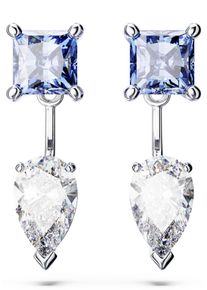 Swarovski Damen Paar Ohrstecker "MESMERA", Metall, bunt, Metall, Ohrringe, mit Swarovsi Zirkonia (synth.) - Einhänger abnehmbar
