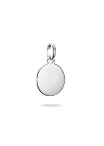 Thomas Sabo Damen Charm-Einhänger "Charm Coin - Connect, CC1271-001-21, CC1271-413-39", silber, Silber 925, recycelt, Charms