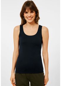 Cecil Damen T-Shirt, schwarz, Basic, Gr. L, unifarben, Web, 100% Baumwolle, Shirts, Basic
