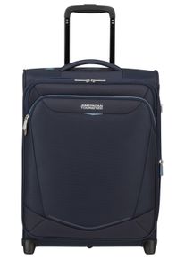 Handgepäck-Trolley "SUMMERRIDE, 55 erweiterbar", American Tourister, blau, Polyester, Koffer, Handgepäck-Koffer Reisegepäck Koffer TSA-Zahlenschloss
