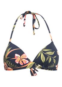 Roxy Damen Triangel-Bikini-Top "Roxy Into The Sun", blau, Gr. XS, 87% Nylon, 13% Elasthan, Bikini-Oberteile