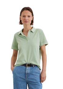 Marc O'Polo MARC O'POLO Damen Poloshirt "aus Light Piqué-Jersey", grün, casual, Gr. S, unifarben, Obermaterial: 96% Baumwolle, 4% Elasthan, Shirts