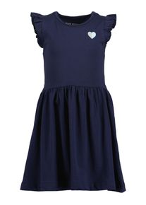 Blue Seven Mädchen Sweatkleid, blau, modisch, Gr. 104, unifarben, Jersey, Obermaterial: 100% Baumwolle, Kleider