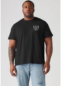 LEVI'S® PLUS LEVI'S PLUS Herren T-Shirt "LV T-Shirt LSE_BIG", schwarz, casual, Gr. XXL, Jersey, Obermaterial: 100% Baumwolle, Shirts, in bequemer Passform