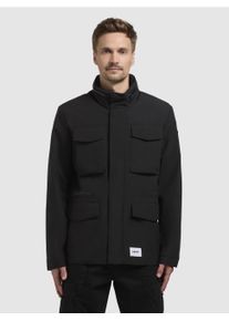 Khujo Herren Fieldjacket "ARLO", schwarz, casual, Gr. M, unifarben, Web, 100% Polyester, Jacken