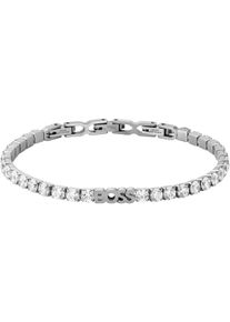 BOSS Damen Tennisarmband "KASSY GLOW, 1580707, 1580708", Edelstahl, silber, Edelstahl, Armbänder, mit Zirkonia (synth.)