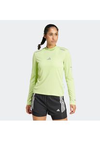 Damen Laufshirt "ULT HI VIS LS W", grün, sportlich, Gr. XXL, adidas Performance, Obermaterial: 100% Polyester, Shirts