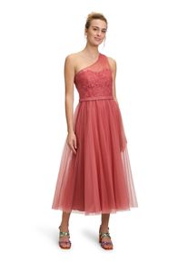 Vera Mont Damen Abendkleid "Vera Mont Abendkleid mit Plissee", braun, festlich, Gr. 40, Tüll, Obermaterial: 100% Polyamid. Besatz: 100% Polyester.