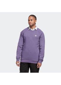 Herren Sweatshirt "TREFOIL ESSENTIALS", lila, sportlich, Gr. XS, adidas originals, Obermaterial: 70% Baumwolle, 30% Polyester, Sweatshirts