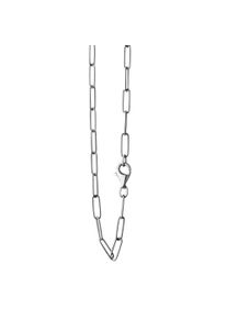 Vivance Damen Collierkettchen "925/- Sterlingsilber weiß Gliederkette glanz 45 cm", 45cm, Silber 925 (Sterlingsilber), L: 45cm B: 3.5mm, weiß, Silber